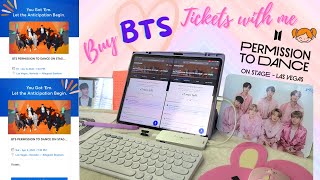 〈BUYING BTS CONCERT TICKETS〉BUYING TICKETS FOR 2022 BTS PTD LAS VEGAS 😁