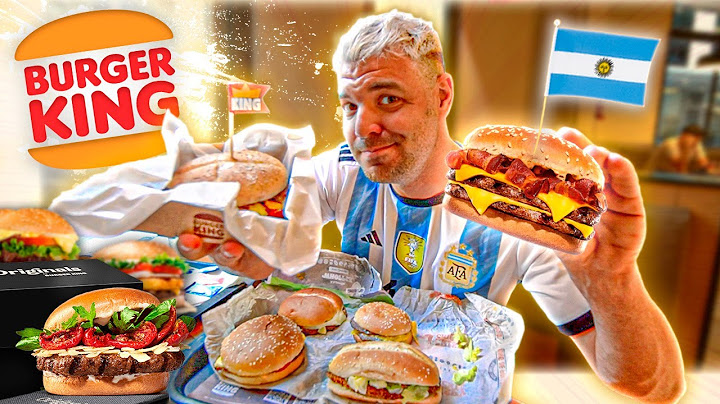 ASÍ ES UN BURGER KING en ARGENTINA 🍔 *TODAS SON DIFERENTES* 🇦🇷