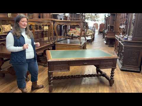 Antique Hunting Style Desk | French