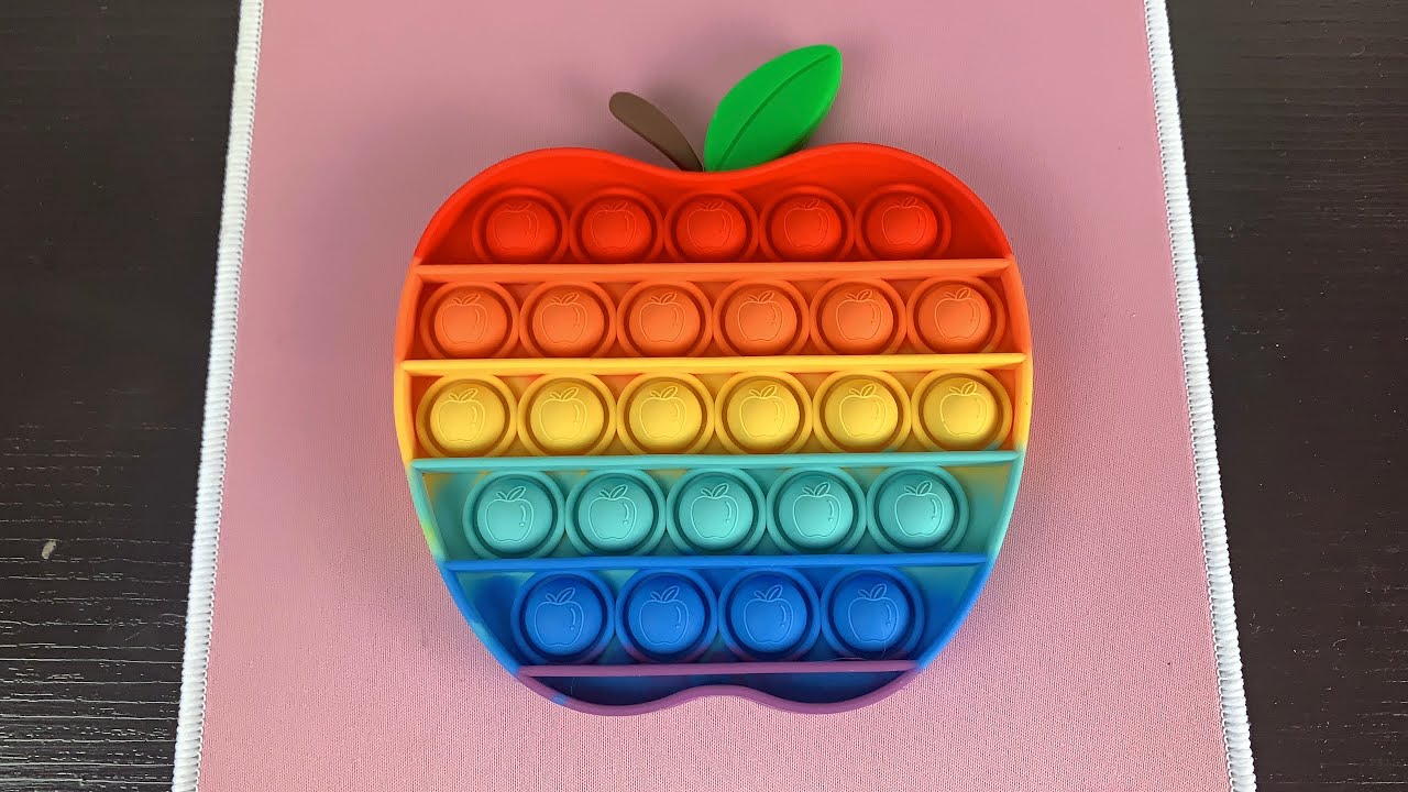 ⁣POP IT SATISFYING Fidget Toys Simple Dimple | Rainbow Apple | Tiktok Compilation #shorts