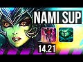 NAMI &amp; Corki vs BRAND &amp; Jhin (SUP) | 2/3/18 | EUW Diamond | 14.21