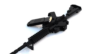 Lego M4A1 Улучшенная Версия