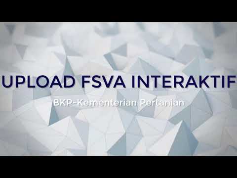 Video Tutorial Upload FSVA Interaktif