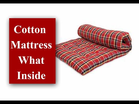 pure  cotton mattress sewing at home. hand