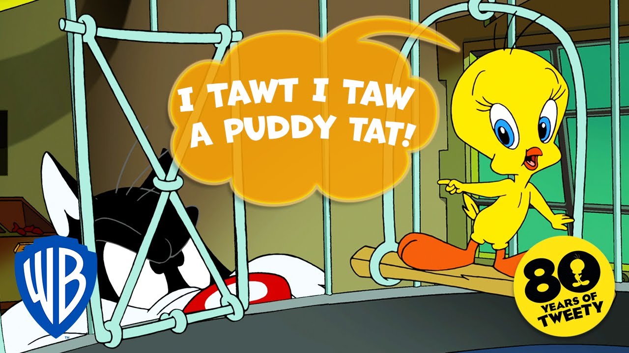 Looney Tuesdays | Every Time Tweety Said 'I Tawt I Taw a Puddy Tat!' | Looney Tunes | WB Kids