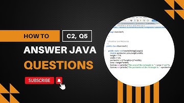 How to Calculate Area & Perimeter of a Rectangle Using Java | Chapter 2, Question 5