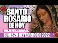 SANTO ROSARIO de Hoy LUNES 28 de FEBRERO de 2022 MISTERIOS GOZOSOS //ROSARIOS GUADALUPANOS