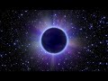Planet emits lights and stars particles | Stock footage |