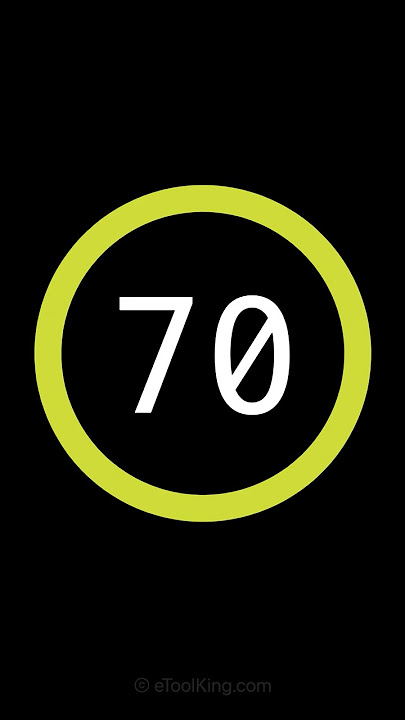 70 seconds Countdown Timer with Alarm #hd #new