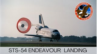 STS-54 Space Shuttle Landing from 235,000 Feet