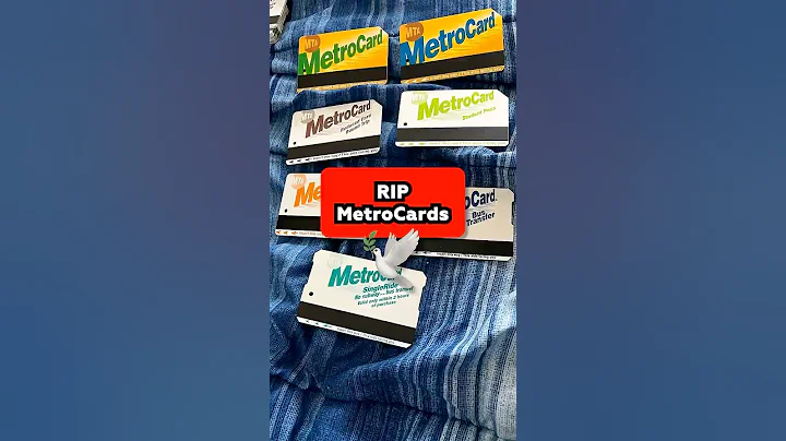 RIP MetroCards 🪦 This is the last month ever to get a MetroCard as the MTA moves on to OMNY