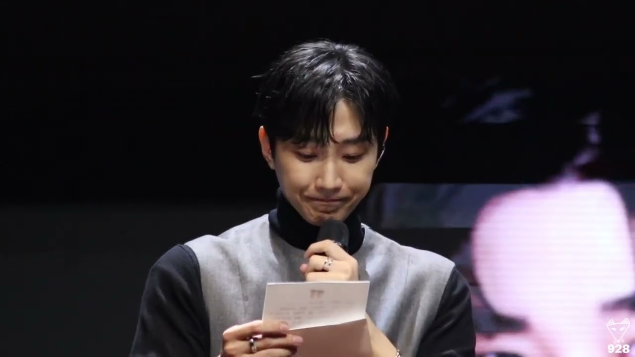 241012 JIN YOUNG FANMEETING IN SEOUL [Love Letter] : 진영이의 손편지 읽기