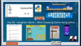 Day 89  Hangman Game  Word Guessing Game using python