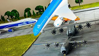 Massive Airport Crash caused by loose screw - plane crash stop motion animation short video