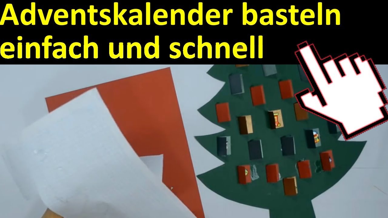 🎄 WEIHNACHTSKALENDER / ADVENTSKALENDER BASTELN EINFACH UND SCHNELL ZU