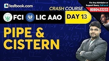Pipe and Cistern Problems for LIC AAO 2019 | Crack FCI Phase 1 Exam | Math Class by Utkarsh Sir