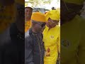 HE DARBOE RECEIVES A POWERFUL WELCOMING AS HE WAS SUPRISED BY SUPPORTERS EAGER FOR CHANGE