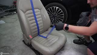 DISASTER DETAILING a Ford Fusion  ! Interior Car Detailing cleaning