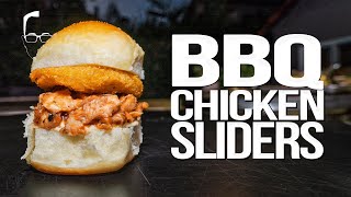 THE BEST BBQ CHICKEN SLIDERS | SAM THE COOKING GUY