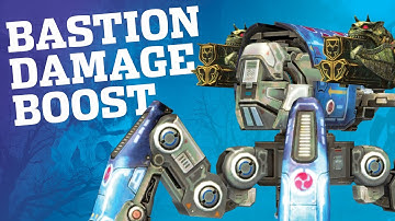 War Robots - How Strong Are Glacier Weapons On The Raijin With “Bastion” Mode? | WR MK2 Gameplay