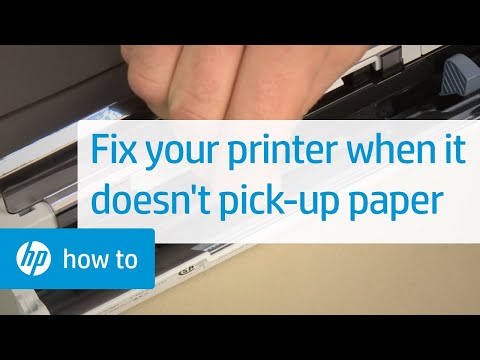 Video: The Printer Does Not Pick Up Paper: Why Does It Not Pick It Up From The Tray, And What If The Printer Cannot See It?