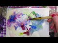 Фиалка акварелью. Watercolor / Olga Russu #shorts