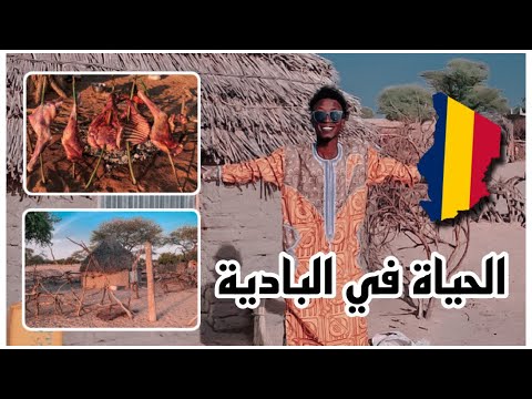 الحياة في البادية قرية دل وك تشاد