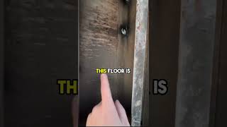 REMOVING THE FLOOR FROM A SHIPPING CONTAINER IS VERY DIFFICULT, ESPECIALLY ON USED CONTAINERS