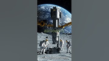 #TBM Drill Machine Assembled on #TOI 1846 Lunar Surface#ai