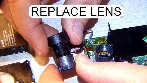 FIX CHRASED ACTON CAMERA 04 REPLACE LENS