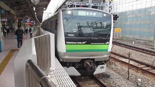 京浜東北・根岸線各駅停車大船行きE233系6000番台H027編成　横浜駅発車