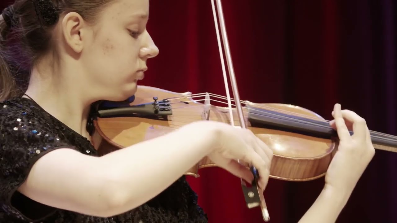 Мария на конкурсе скрипачей Juhani Heinonen 2025 (13-15 лет)