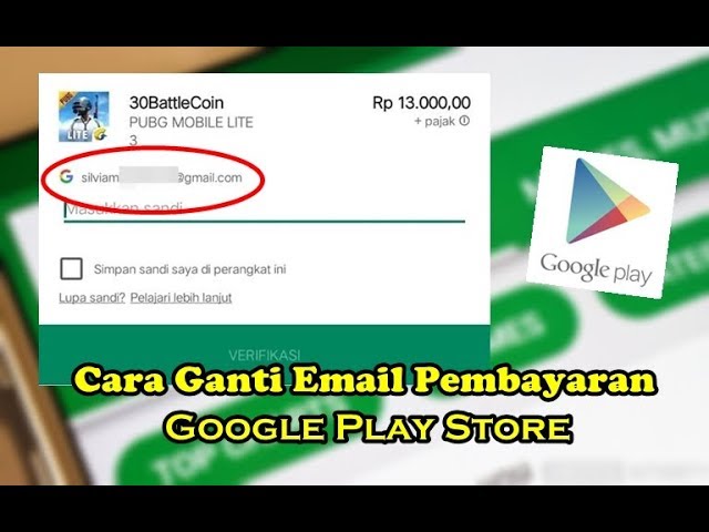 Cara merubah email google