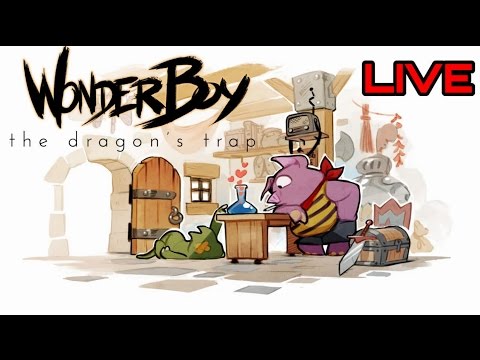 Wonder Boy: The Dragon's Trap. Full Walkthrough (PS4 Remake)