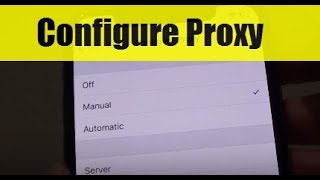IPhone XS: How To Configure Wi-Fi Proxy Settings