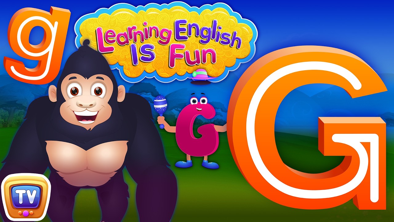 Learning English Is Fun™ | Alphabet “G” | ChuChu TV Phonics & Words Learning For Preschool Child