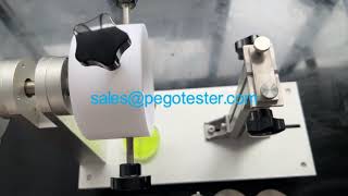 power cord anchorage torque test apparatus