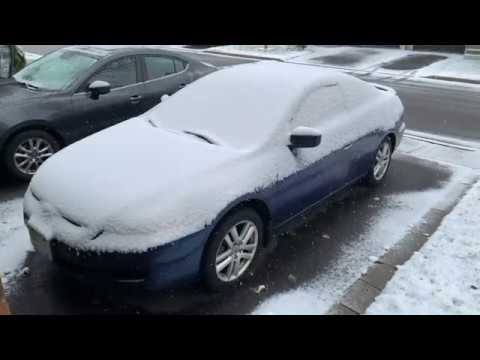 Permanent marker removal from car paint. 