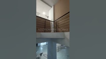 L-Shaped Staircase - AZIZ IRON STEEL WORKS