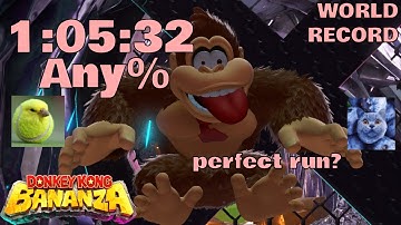 [fWR] Donkey Kong Bananza Any% Speedrun 1:05:32