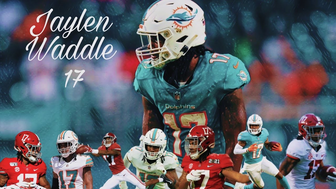 Jaylen Waddle Leading All Rookies in Receptions 🏈Midseason Highlights 2021