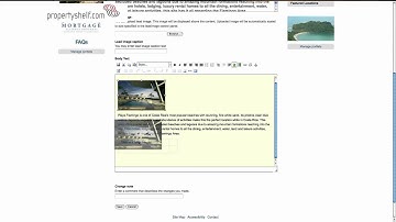 Real Estate CMS Website Tutorial - how to insert a table