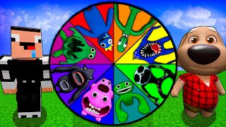 SPIN WHEEL GARTEN OF BANBAN 3 & RAINBOW FRIENDS in Minecraft - Gameplay - Animation by Mineology 1,350,061 views 1 year ago 8 minutes, 57 seconds