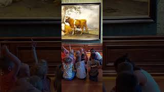 Kindergarten activity at Mauritshuis Museum (Den Haag, Holland)