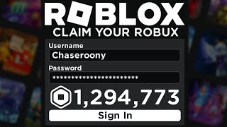 I Made A Free Robux Scam...