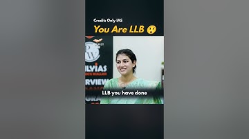 Volledige vorm van LLB 🤣 UPSC-interview | Kashish Bakshi