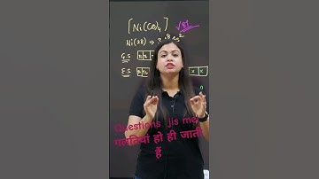 [Ni(CO)4] ,Valence bond theory#hybridisation #colors #magnetic nature #coordination_compounds#shorts