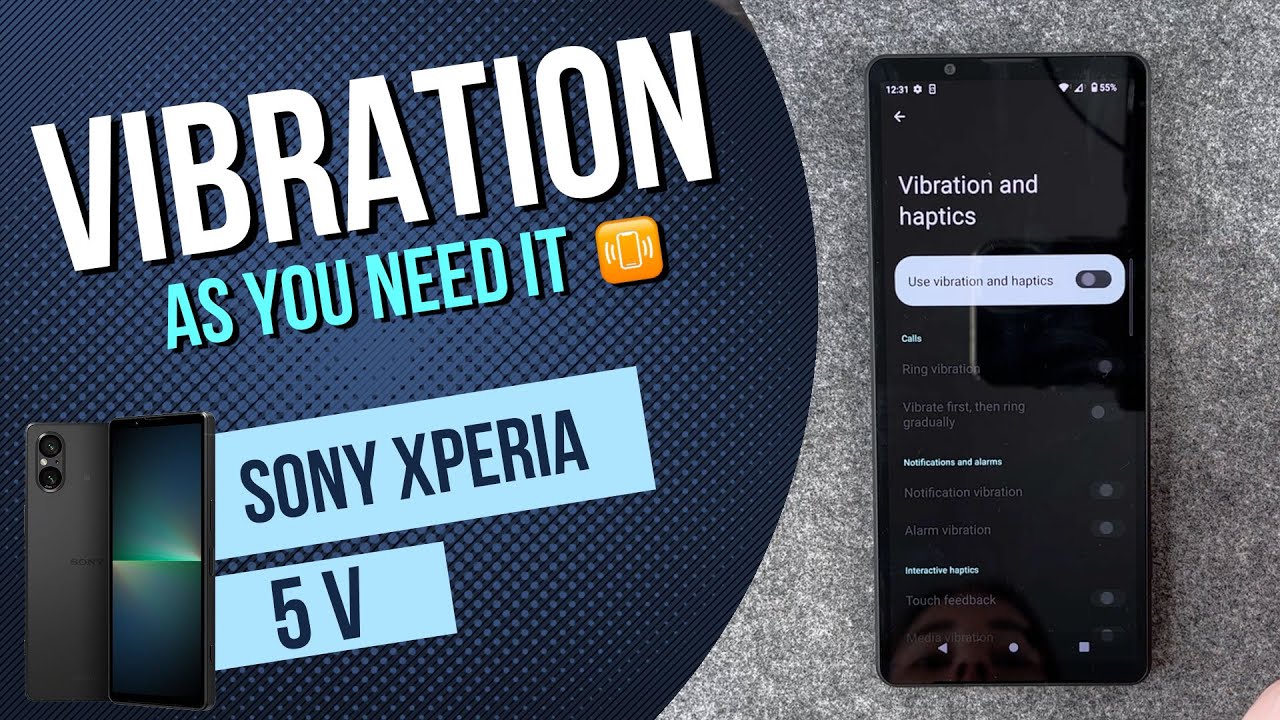 Sony Xperia 5 V How to turn off the vibration • 📱 • 📳 • 🤫 • Tutorial
