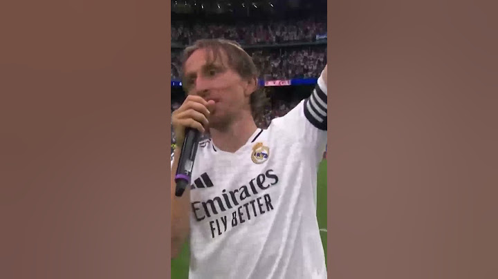 La última frase de MODRIC como MADRIDISTA que ya es HISTORIA