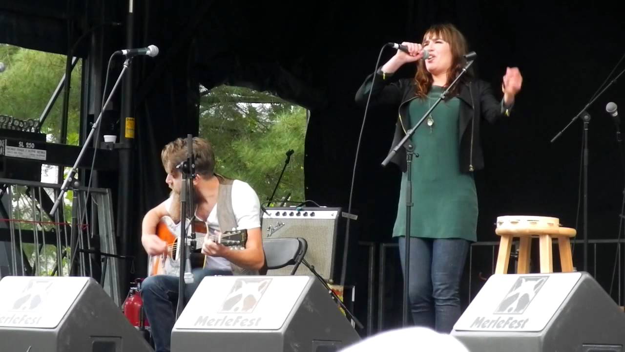 MerleFest25 Sarah and Christian Dugas on the Hillside Stage